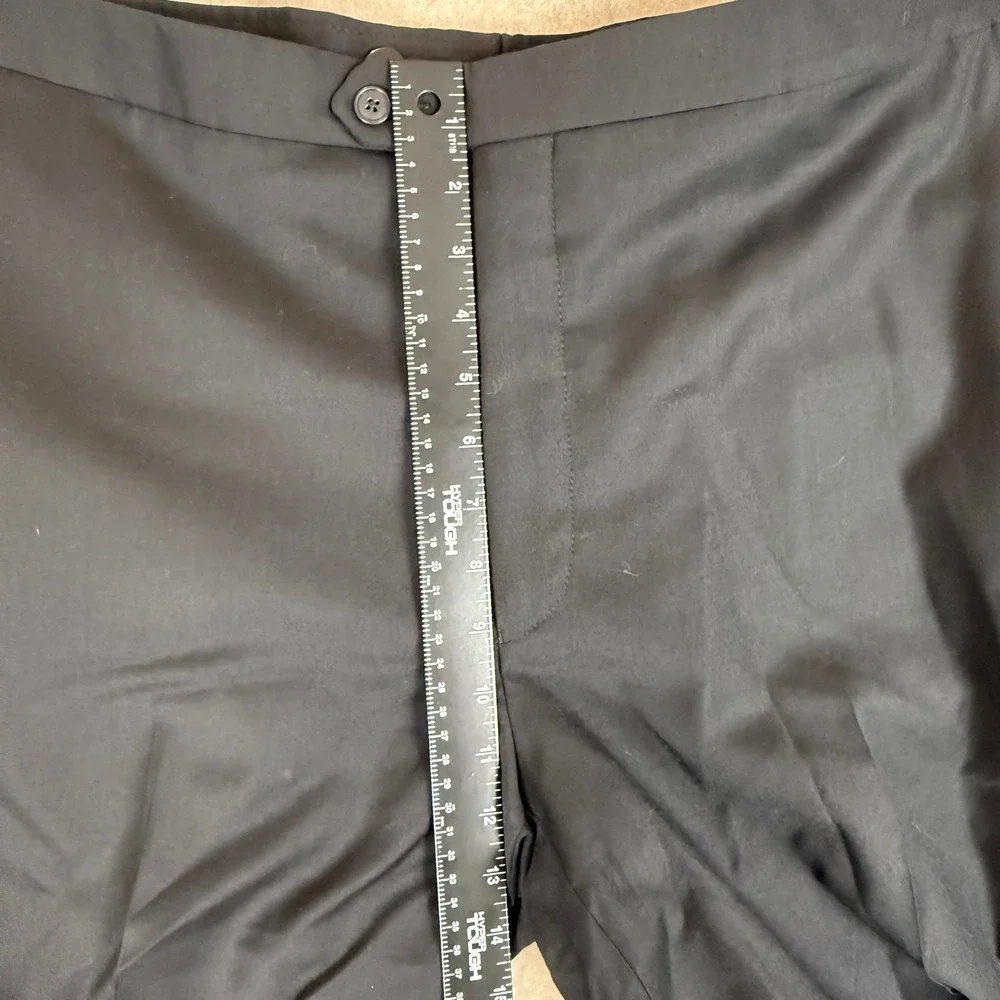 Jos A Bank Tuxedo Pants 42R 1905 Collection Black Satin Stripe Wool 254141